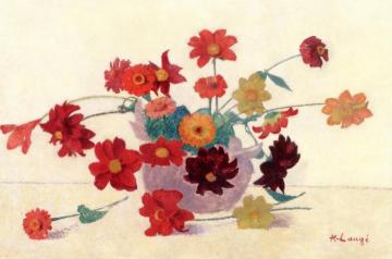 Bouquet Of Flowers Artwork by Achille Lauge