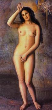 Desnudo De Mujer Artwork by Eugenio Hermoso Martinez