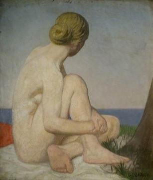 The Watcher Artwork by Sir George Clausen
