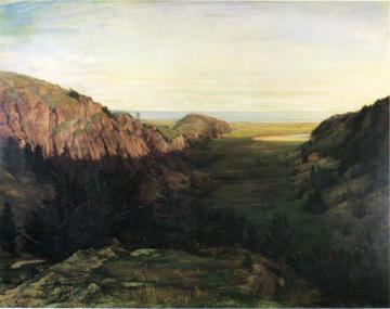 The Last Valley - Paradise Rocks Artwork by John La Farge
