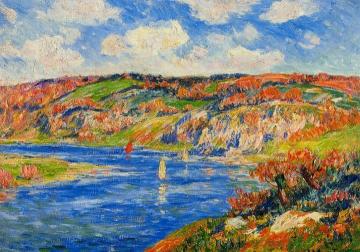 Riviere de St. Paurice, Finistere Artwork by Henry Moret