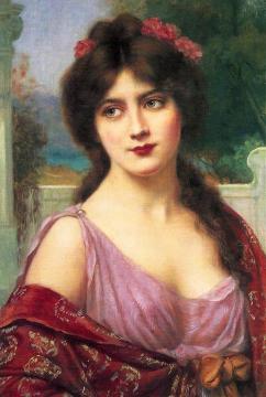 Girl In Red Artwork by Abbey Altson