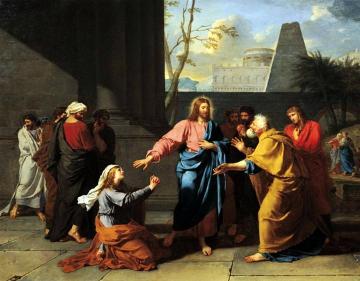 Christ And The Canaanite Woman Artwork by Jean-Germain Drouais