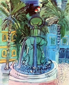 The Fountain at Hyères Artwork by Raoul Dufy