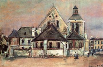 St. Pierre de Montmartre Artwork by Maurice Utrillo
