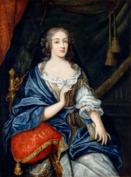Louise-Françoise de la Baume Le Blanc, Mademoiselle de la Valliere, Duchess Vaujours Artwork by Jean Nocret