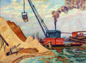 The Quai d'Austerlitz Artwork by Armand Guillaumin