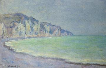 Cliff at Pourville Artwork by Claude Oscar Monet