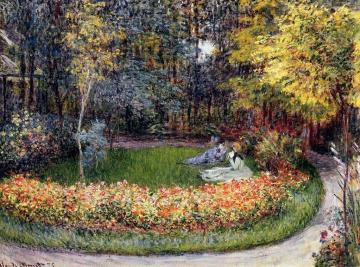 In the Garden Artwork by Claude Oscar Monet