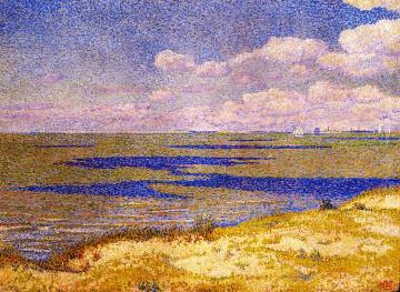 View of the River Scheldt Artwork by Theo van Rysselberghe