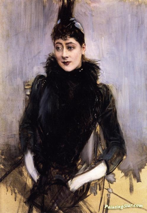 Marchesa Adriana Franzoni Artwork by Giovanni Boldini