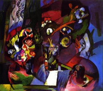 Bouquet Abstraction Artwork by Arthur B. Carles