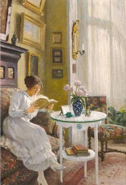 Afternoon Read Artwork by Paul Gustave Fischer