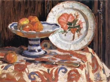 Fruit Bowl with Apples Artwork by Frantisek Kupka