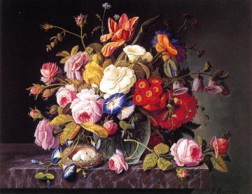 Still Life Of Flowers Artwork by Severin Roesen