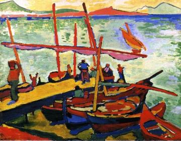 Return of the Fishing Boats Artwork by Andre Derain
