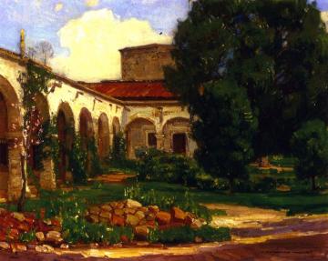 Mission San Juan Capistrano Artwork by William Wendt