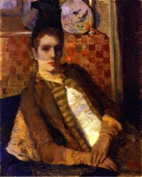 Lady in a Veil Artwork by Theo van Rysselberghe