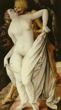 Death And A Woman Artwork by Hans Baldung Grien