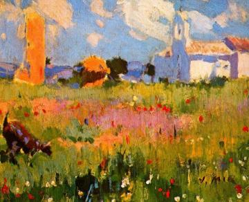 Ermita De Sant Joan. Vilanova Artwork by Joaquin Mir Trinxet