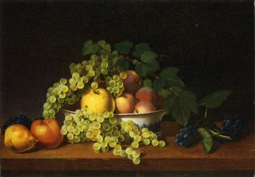 Still Life Of Fruit With A Porcelain Bowl Artwork by James Peale