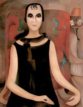 Portrait of Mlle. Madeleine de Cérenville Artwork by Alice Bailly