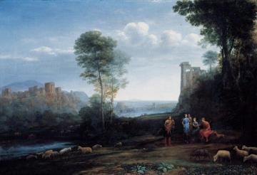 Pastoral Landscape Artwork by Claude Lorrain