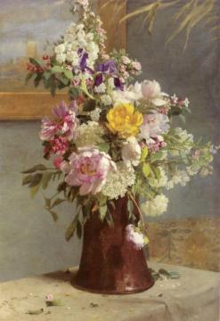 Peonies Artwork by Tina Blau