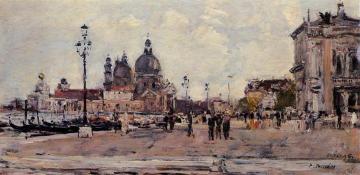 Pier in Venice Artwork by Eugène-Louis Boudin