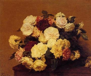 Roses Artwork by Henri Fantin-Latour