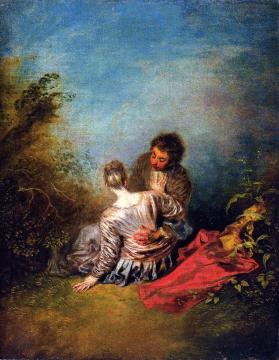 The Misste Artwork by Jean-Antoine Watteau
