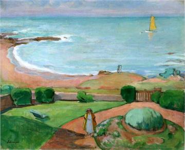 The terrace at Prefailles Artwork by Henri Lebasque