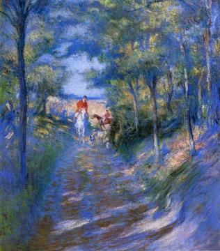 The Fox Hunt Artwork by Edmund Tarbell