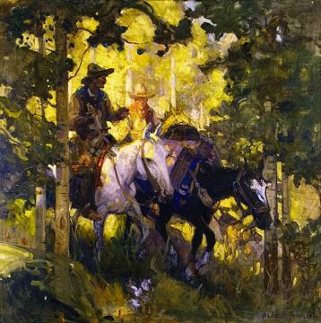 With A Pack Outfit Artwork by Allen Tupper True