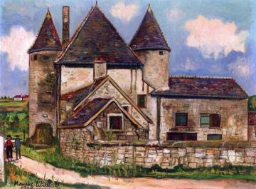 Varennes-sous-Dan (Laône-et-Loire) Artwork by Maurice Utrillo
