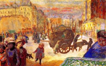 Morning in Paris Artwork by Pierre Bonnard