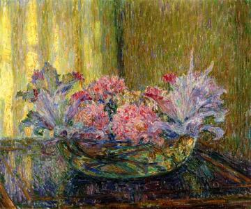 Bouquet of Flowers Artwork by Henri Le Sidaner