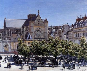 Saint-Germain-l'Auxerrois Artwork by Claude Oscar Monet