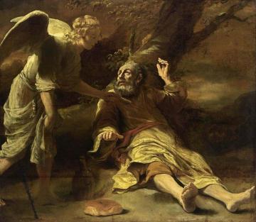 Elijah Fed by an Angel Artwork by Ferdinand Bol