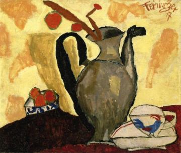 Still Life with Can Artwork by Lyonel Feininger