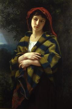During the Storm Artwork by William Adolphe Bouguereau