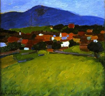 Murnau Village Artwork by Alexej Jawlensky