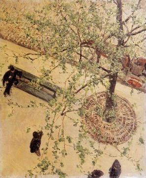 Boulevard Seen from Above Artwork by Gustave Caillebotte