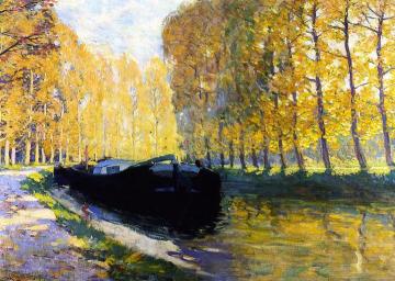Canal du Loing Artwork by Clarence Gagnon