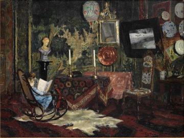 Interior Artwork by Fritz Thaulow