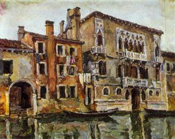 Venice. House of Tintoretto Artwork by Pyotr Konchalovsky
