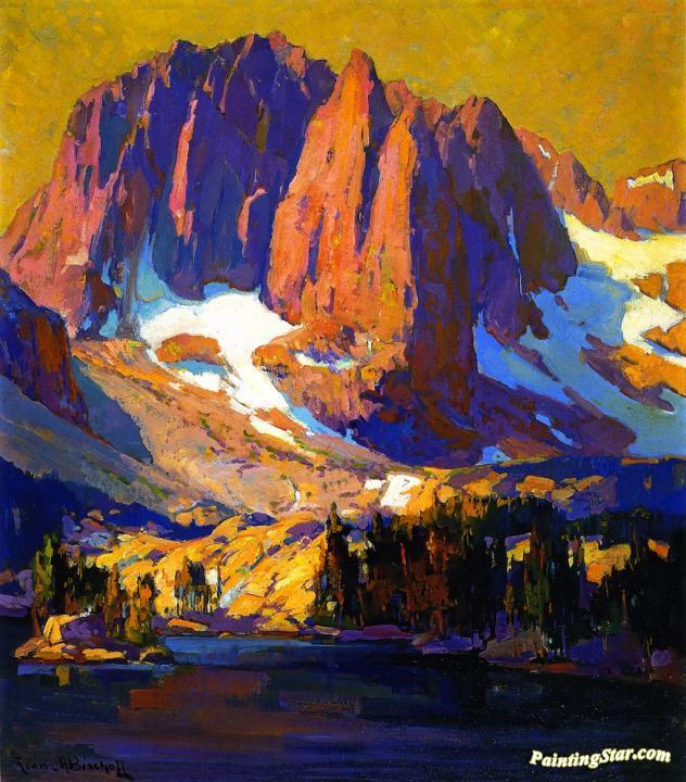 Mount Alice At Sunset Artwork by Franz Bischoff