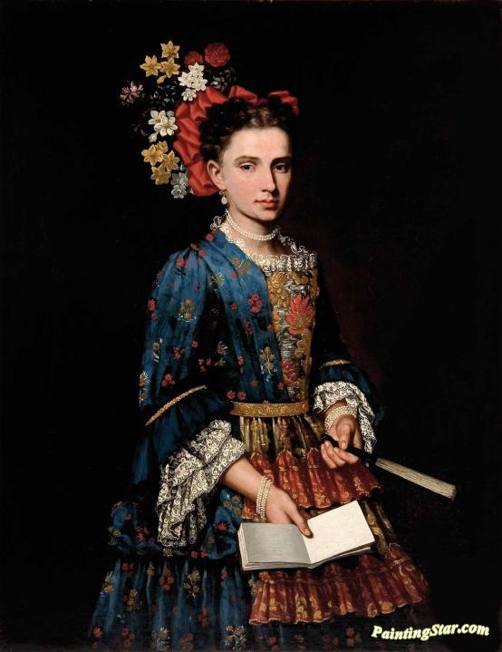 Portrait of a Lady Artwork by Giacomo Ceruti