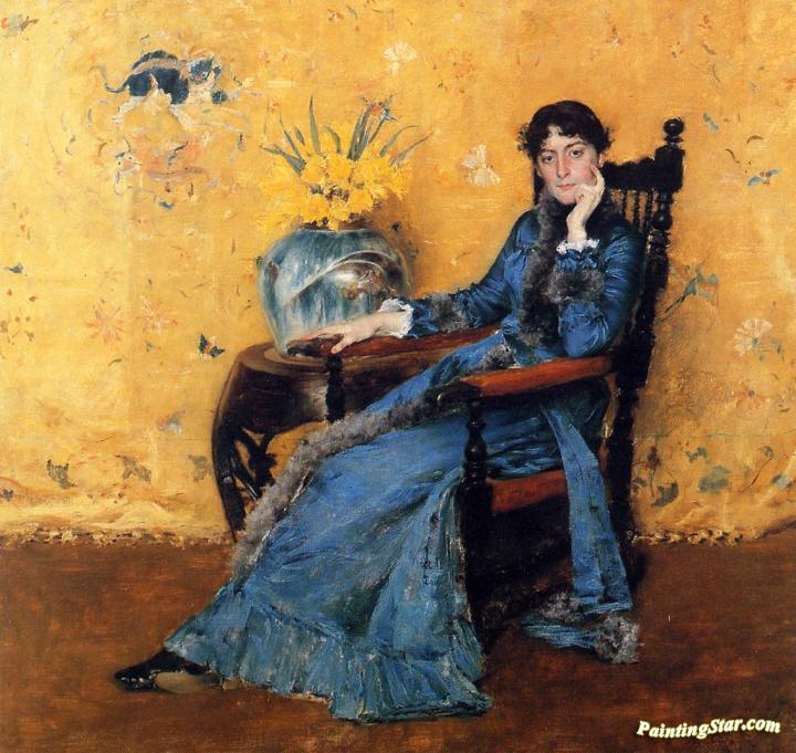 Portrait of Miss Dora Wheeler Artwork by William Merritt Chase