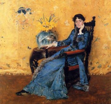 Portrait of Miss Dora Wheeler Artwork by William Merritt Chase